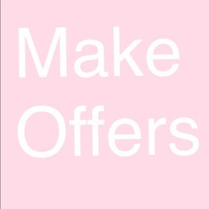 Feel free to make some offers!!😁